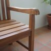 Banqueta ergonómica de teca | 3 plazas, cómoda y elegante 6 banco ergonomico oa 010