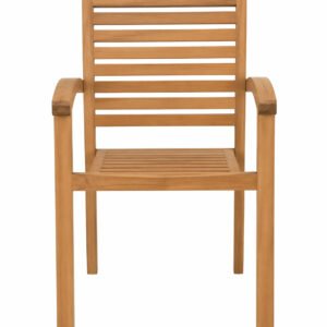 P0032 SILLA COMEDOR ERGONOMICA APILABLE CON BRAZO