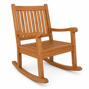 P0224A SILLA MECEDORA EN TECA
